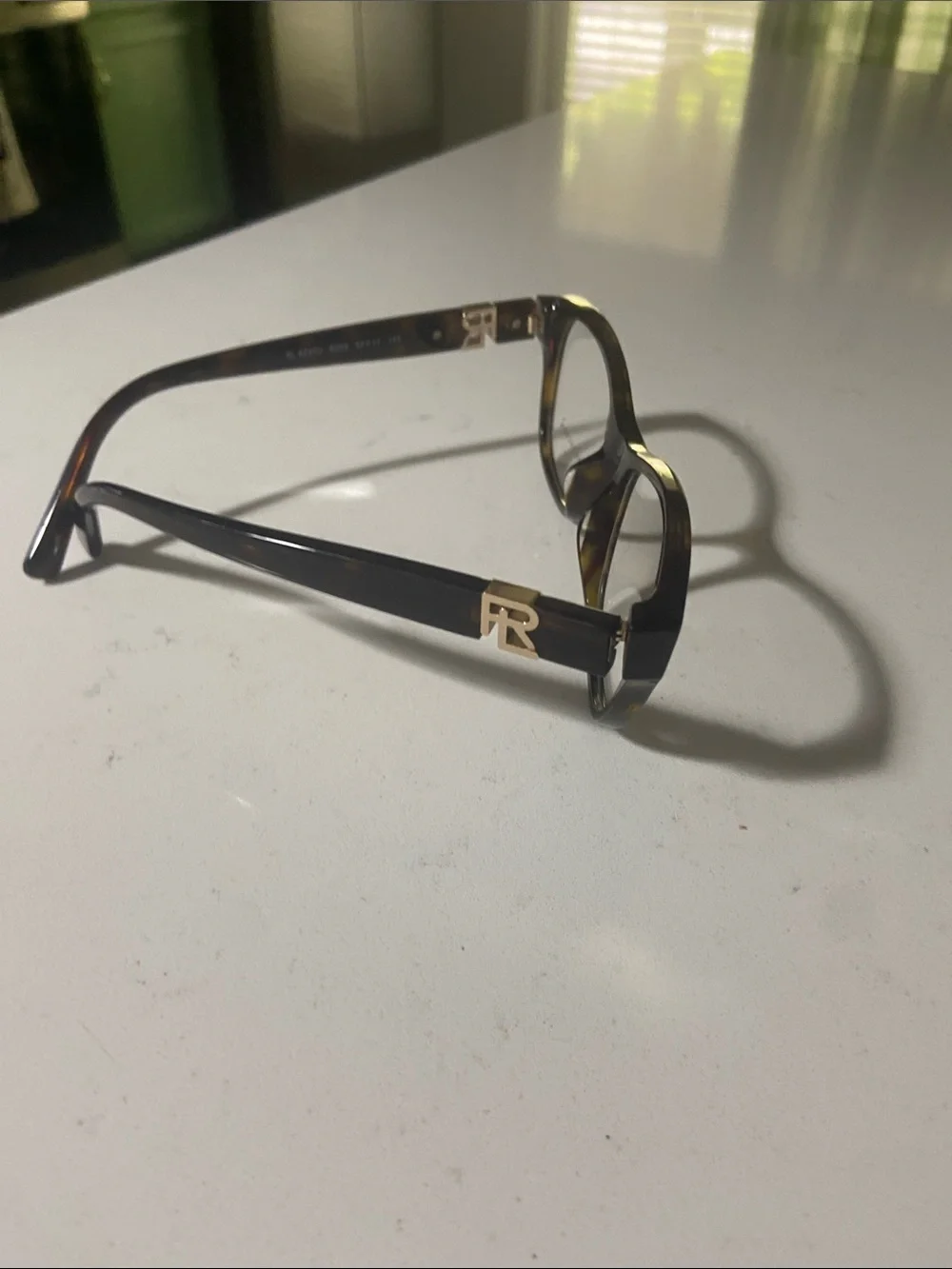 Ralph Lauren Women's Tortoiseshell Acetate Glasses - Brown/Amber new without tag